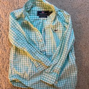 Vineyard Vines 3T Gingham Button Up